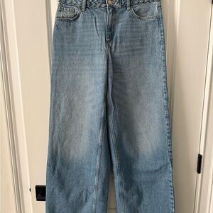 Zara Light Blue Flare Jeans